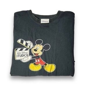 Disneyland Disney Studios Black Graphic Tshirt Size Large (youth 14/16 - "Audra"